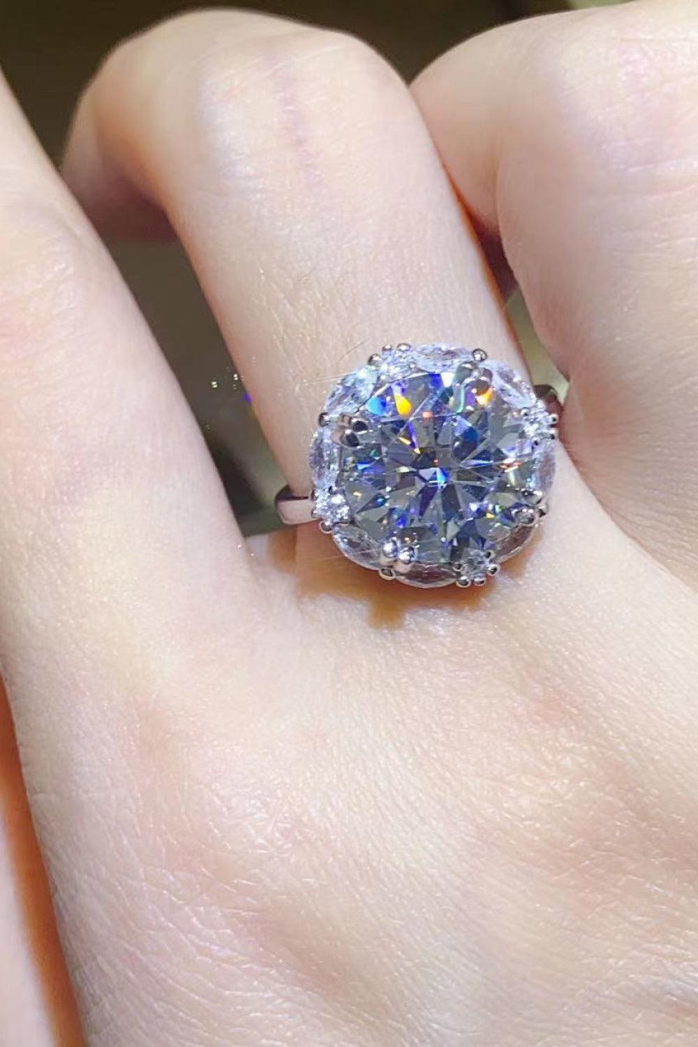 5 Carat Moissanite 925 Sterling Silver Ring Carauana Store