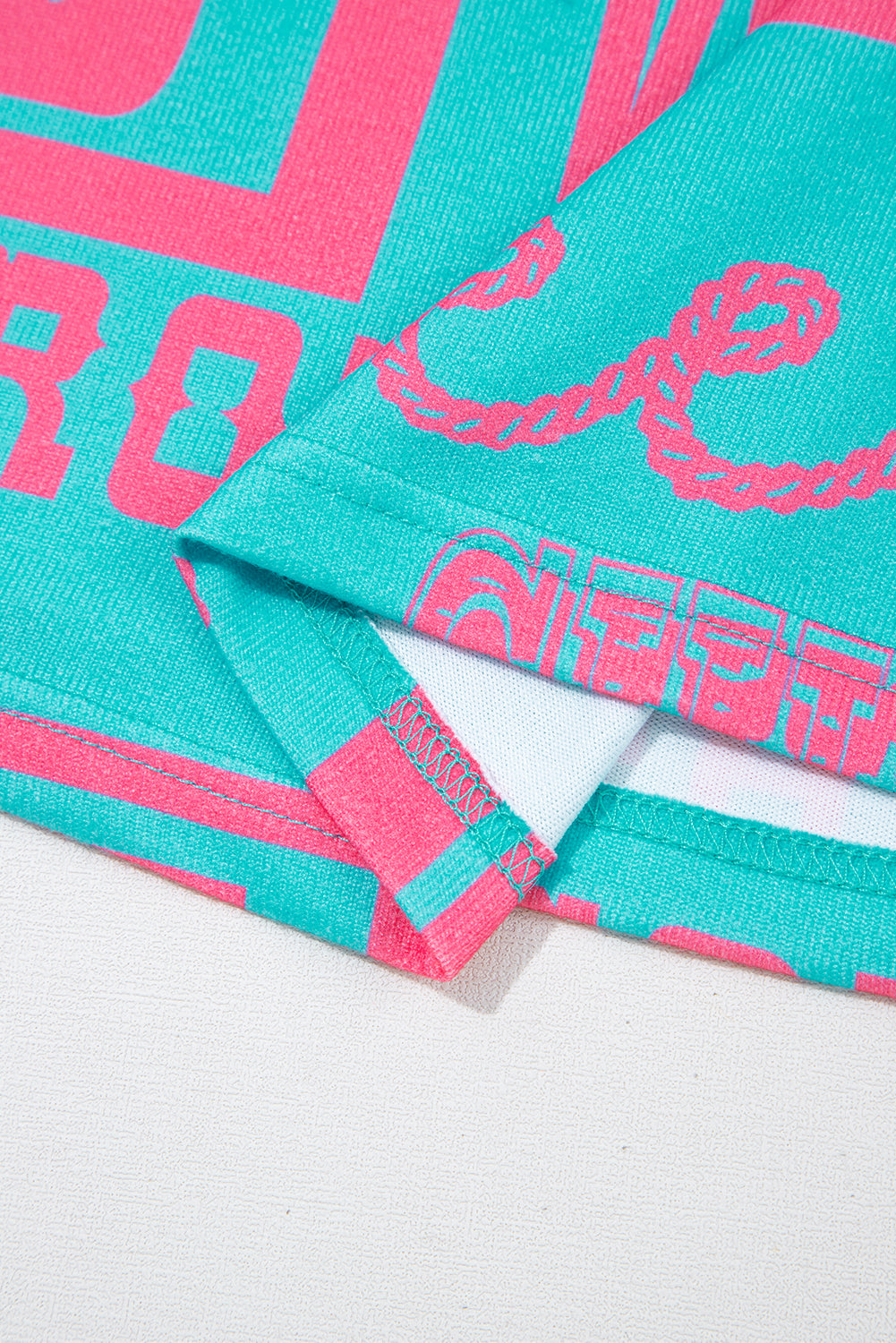 Green Howdy Cowboy Letter Printed Western Fashion Tee