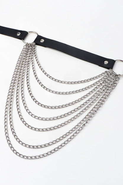 PU Belt with Chain Carauana Store