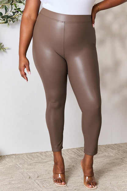 e.Luna Full Size High Waist Skinny Pants Carauana Store