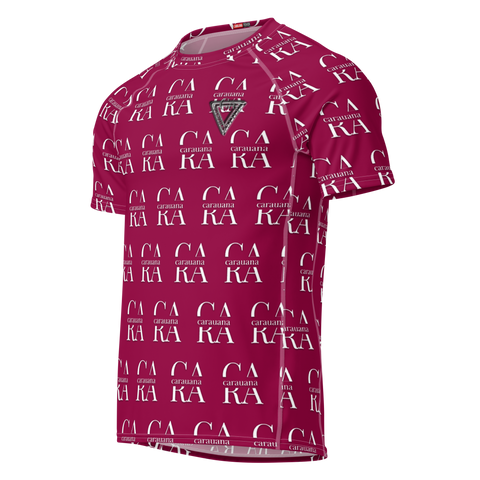 Original CaRaUaNa Rash Guard Brand Burgundy