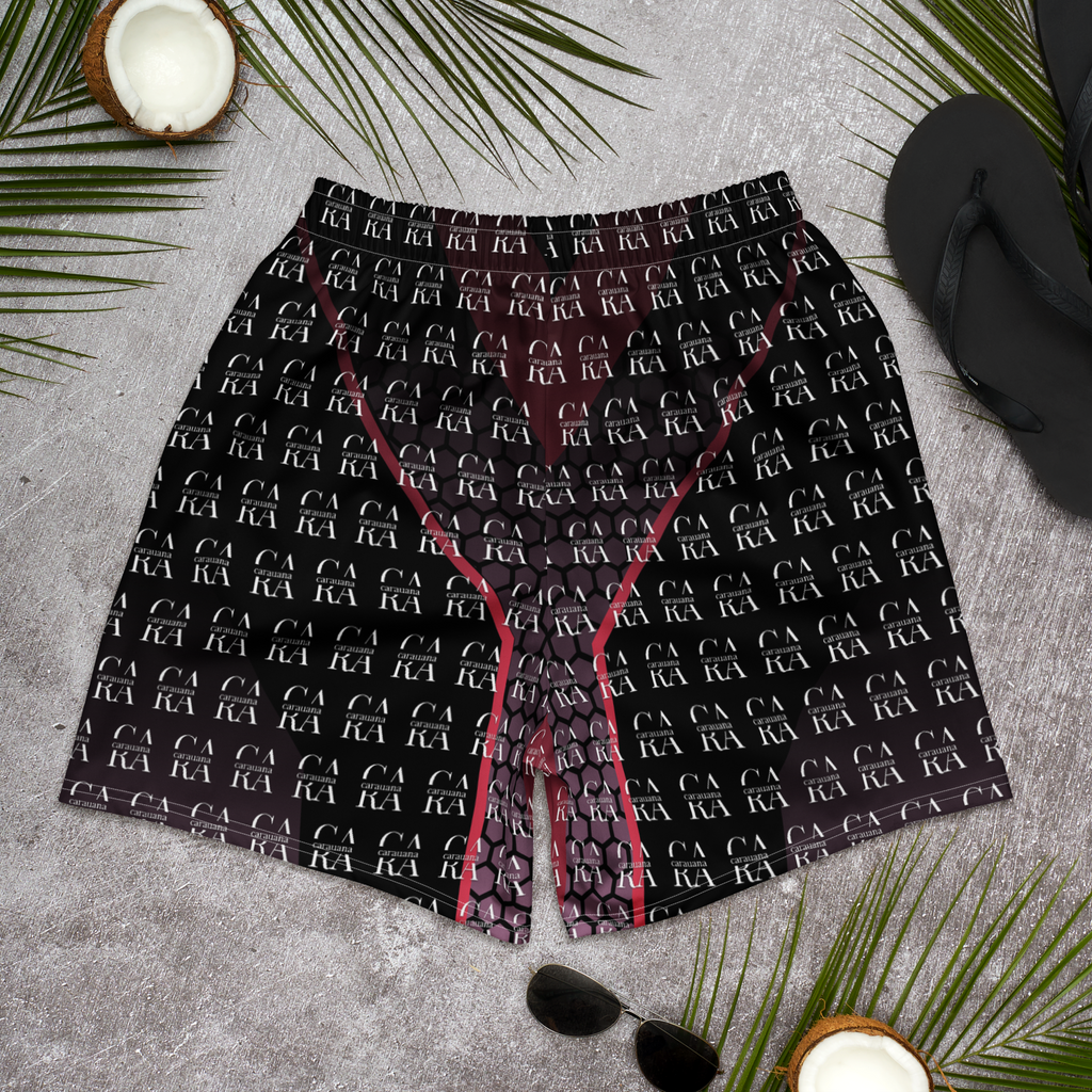 CaRaUaNa Athletic Shorts Unisex black PINK Carauana Store