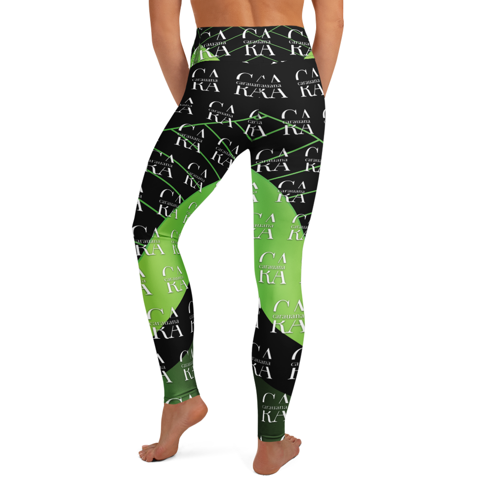 CaRaUaNa Leggings SPORT black Green Carauana Store