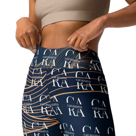 CaRaUaNa Leggings SPORT blue gold Carauana Store