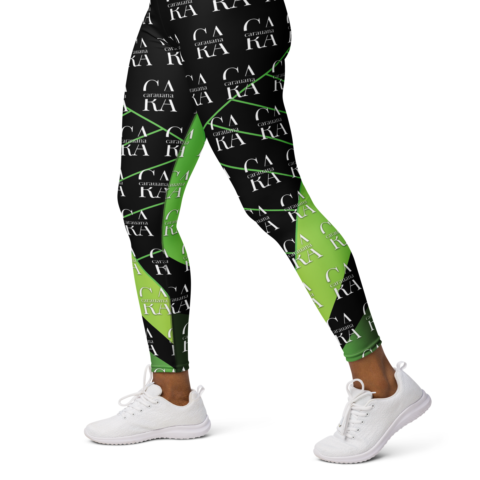 CaRaUaNa Leggings SPORT black Green Carauana Store