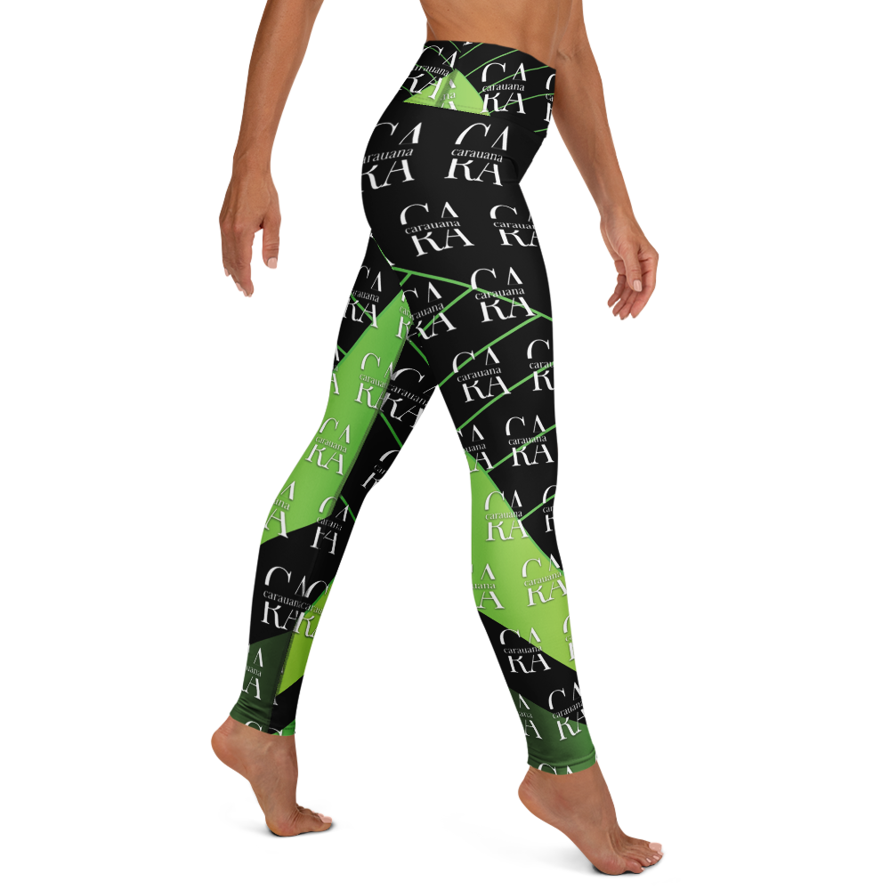 CaRaUaNa Leggings SPORT black Green Carauana Store