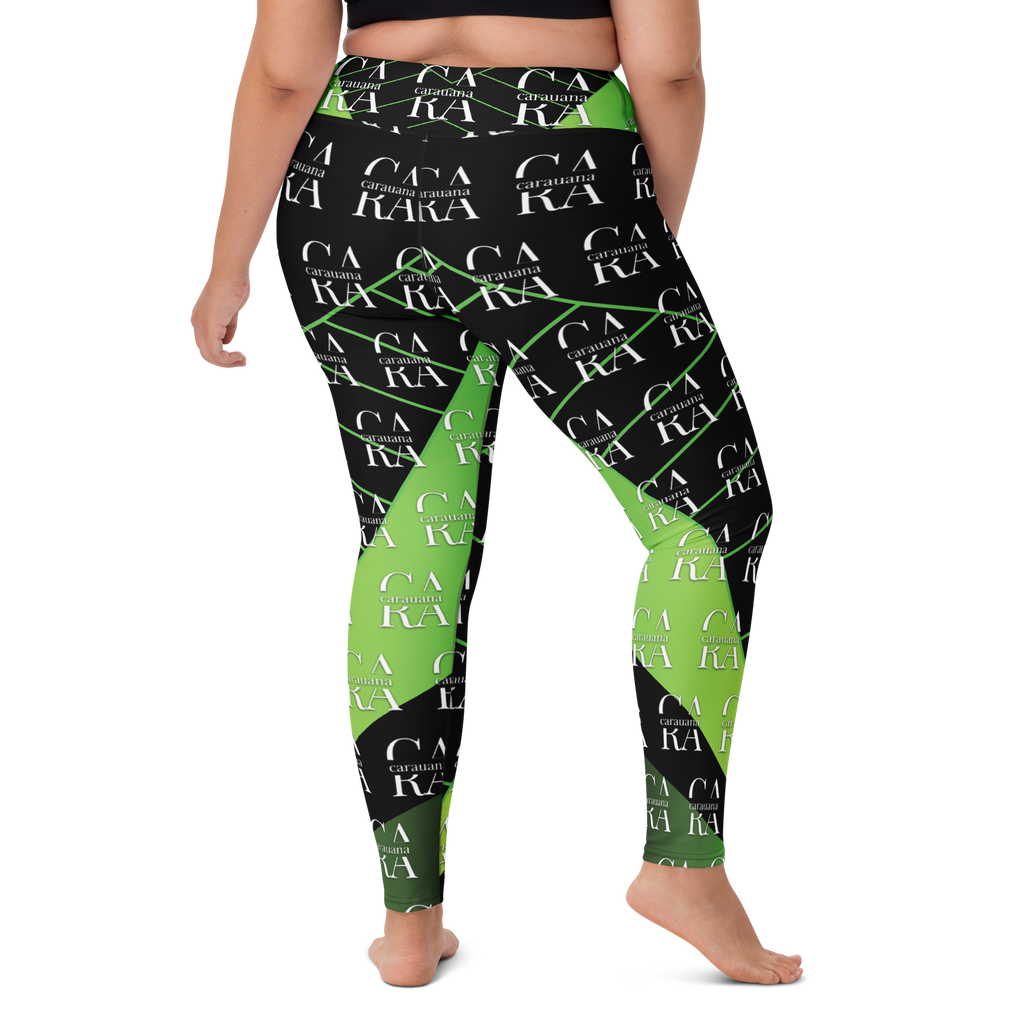 CaRaUaNa Leggings SPORT black Green Carauana Store