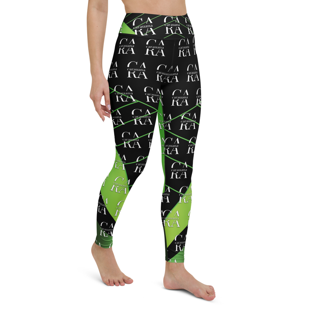 CaRaUaNa Leggings SPORT black Green Carauana Store