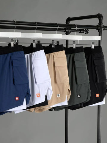 Men's Plus Size Drawstring Shorts