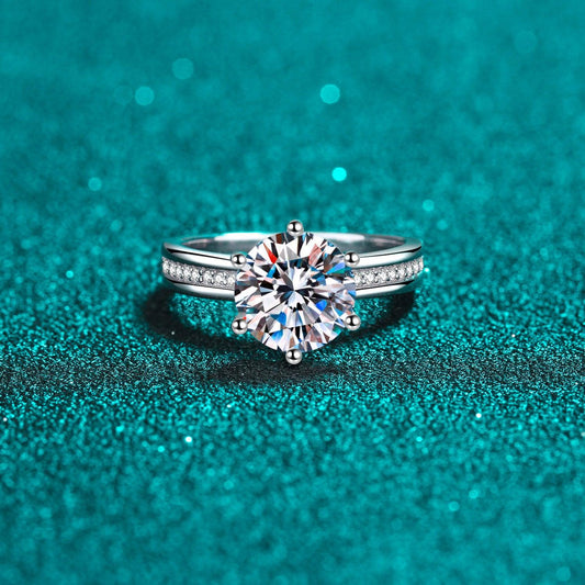3 Carat Moissanite 925 Sterling Silver Ring Carauana Store