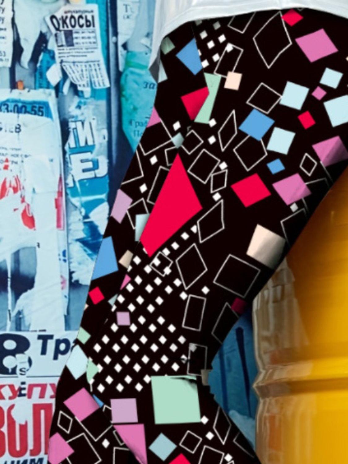 Printed High Waist Skinny Leggings Carauana Store