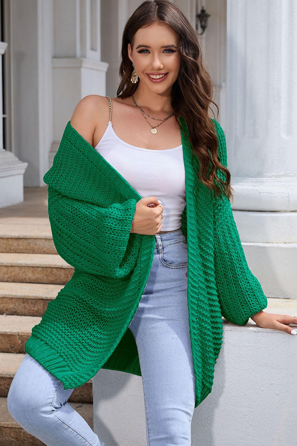 Open Front Longline Cardigan Carauana Store
