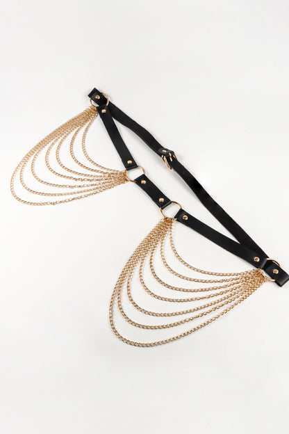 PU Belt with Chain Carauana Store