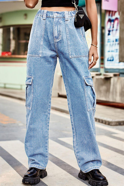 Loose Fit Long Pants with Pockets Carauana Store