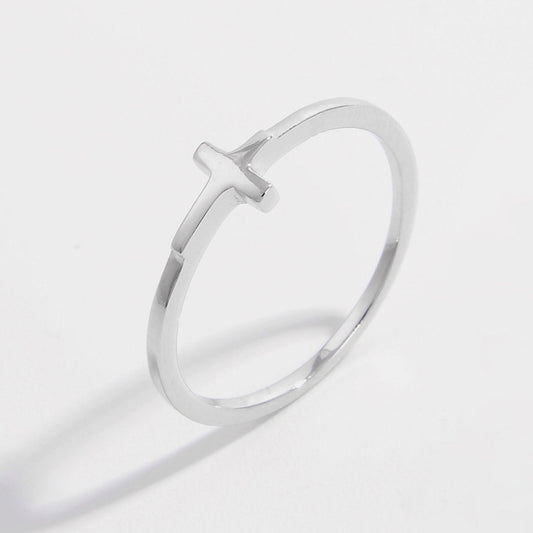925 Sterling Silver Cross Ring Carauana Store