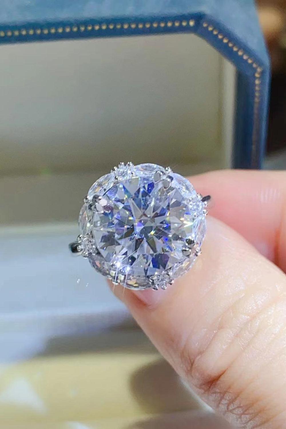 5 Carat Moissanite 925 Sterling Silver Ring Carauana Store