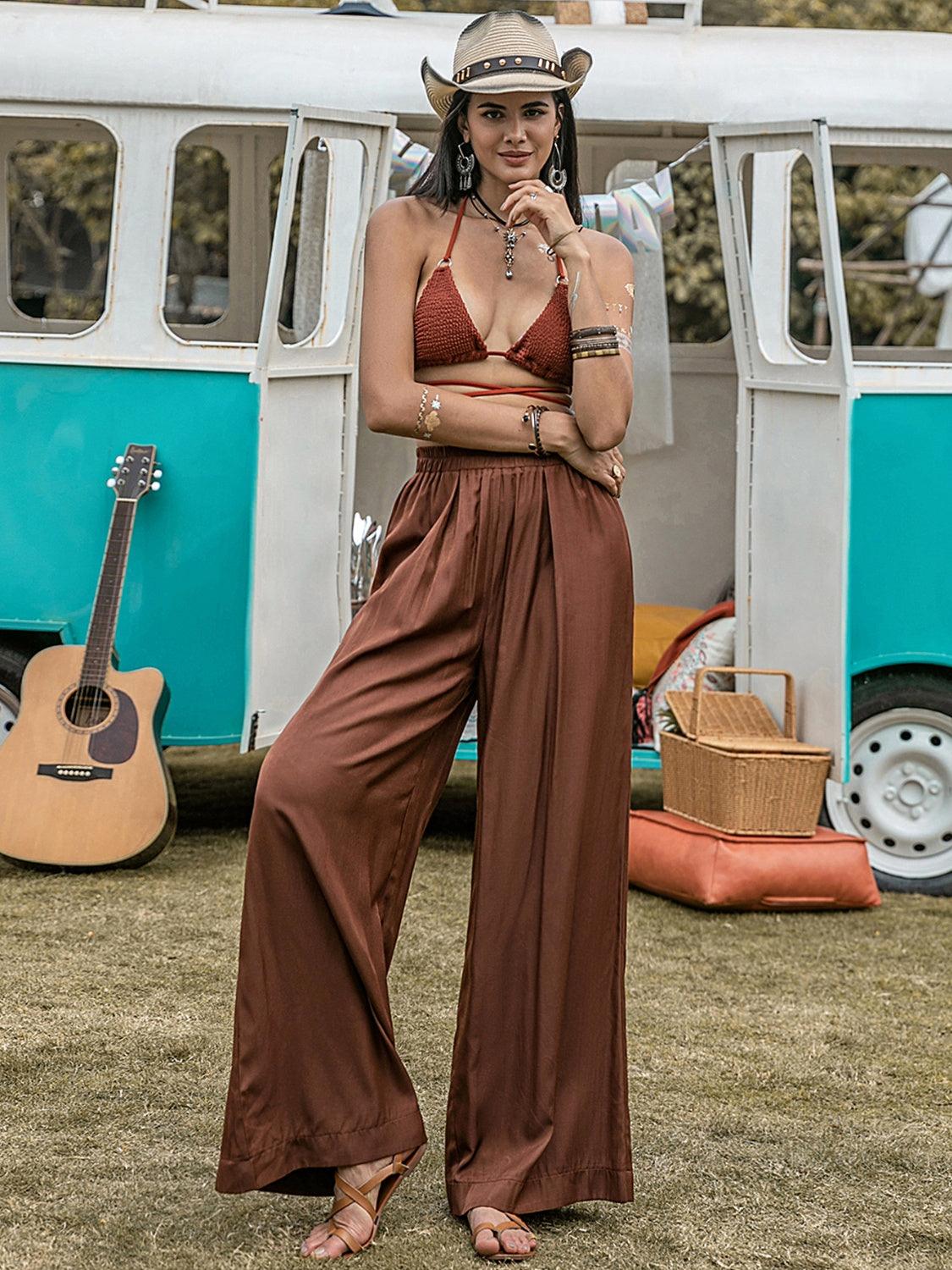 High Waist Wide Leg Pants Carauana Store