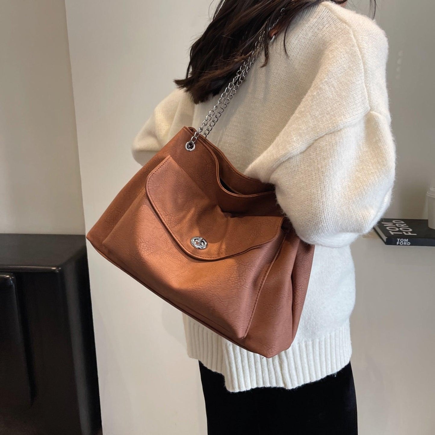 PU Leather Shoulder Bag Carauana Store