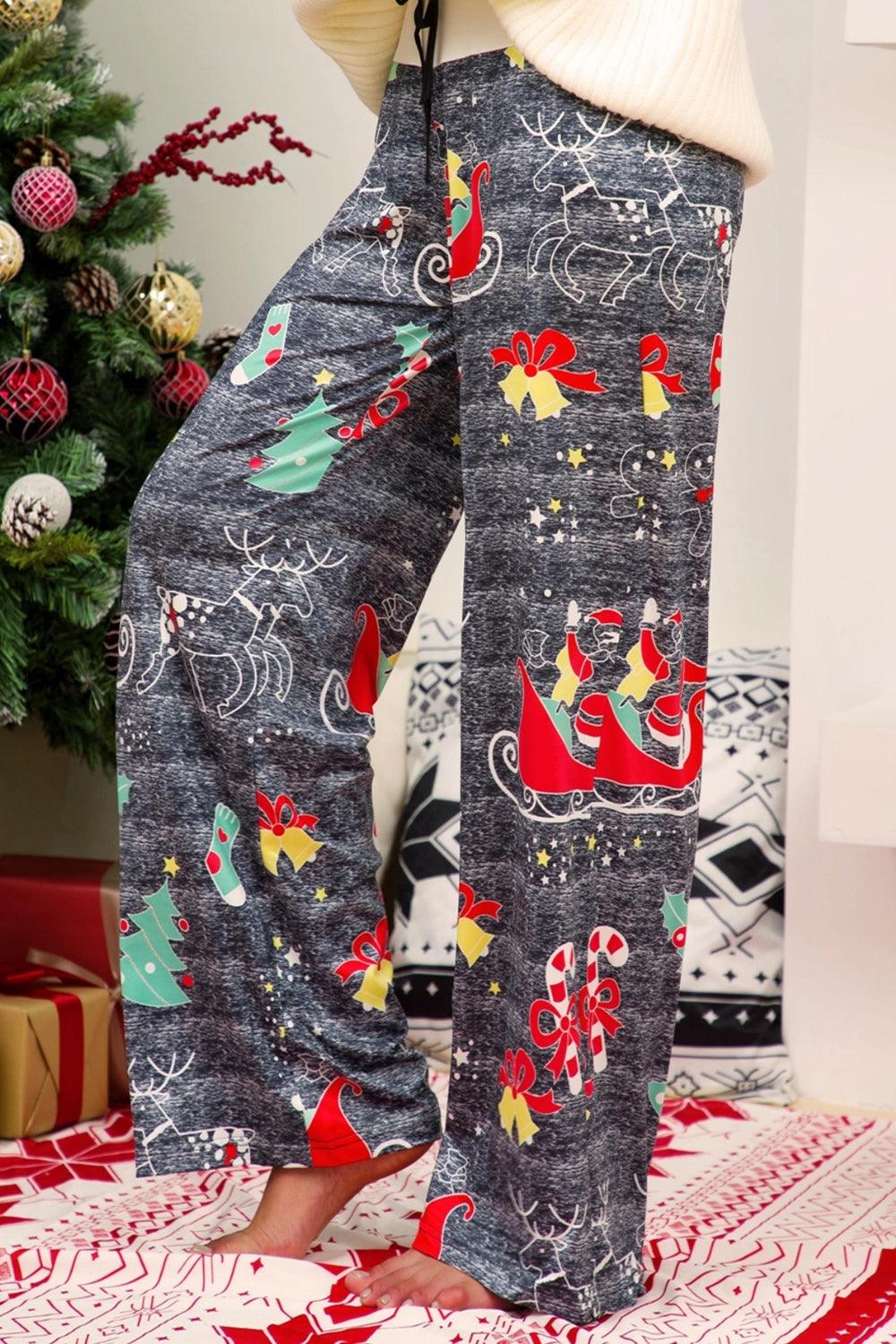 Christmas Straight Leg Pants Carauana Store