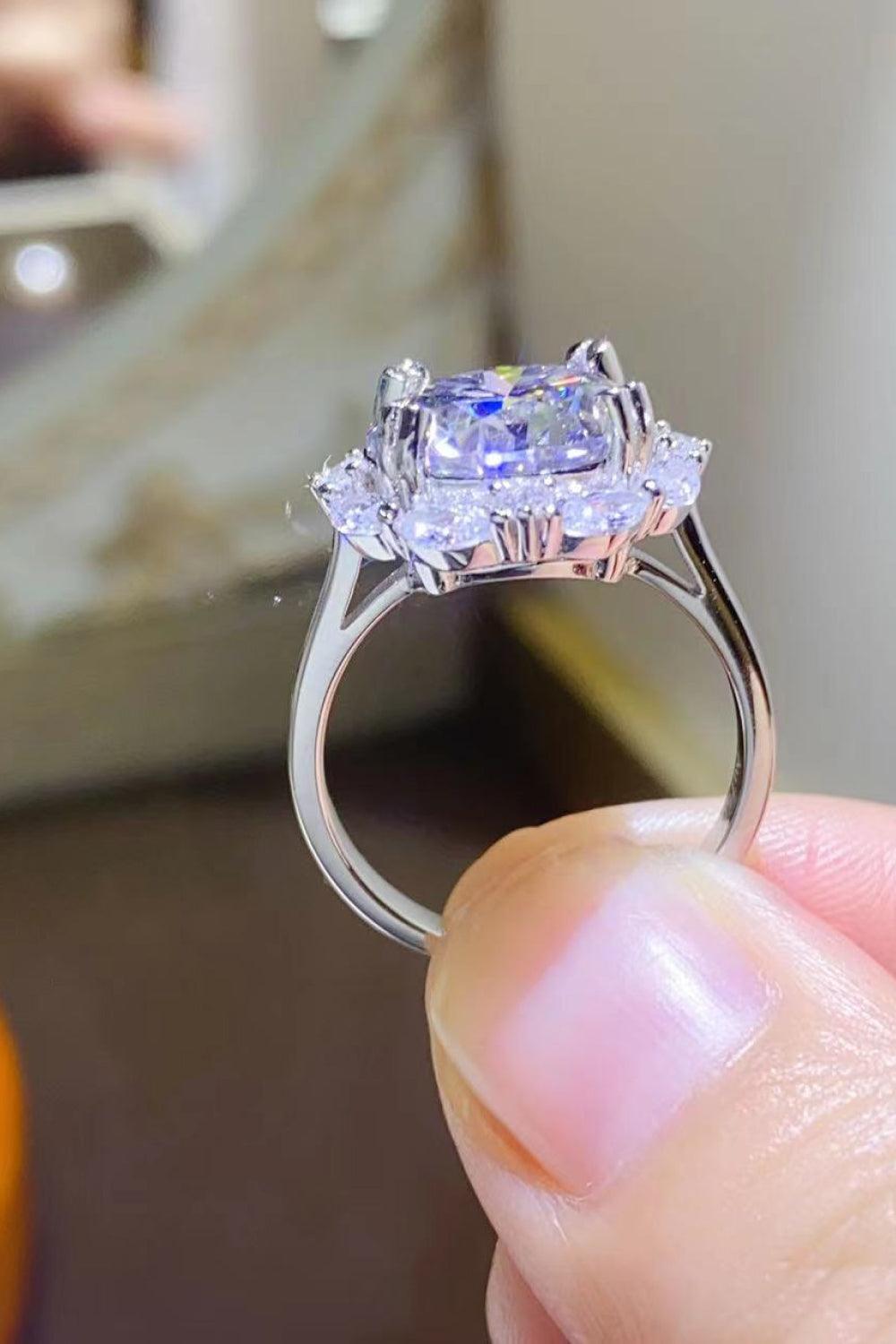 5 Carat Moissanite 925 Sterling Silver Ring Carauana Store