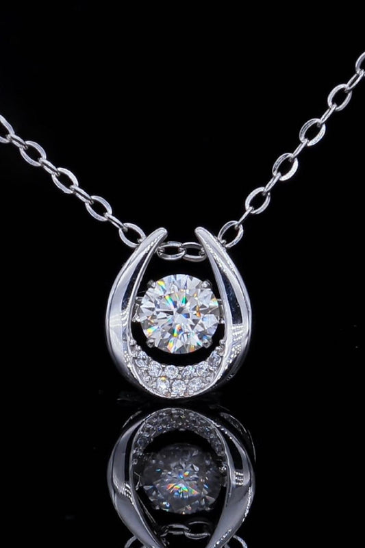 Moissanite Zircon Pendant Necklace Carauana Store