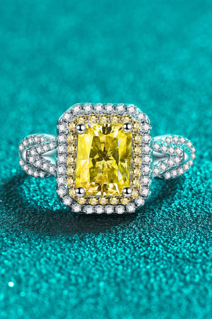 Can't Stop Your Shine 2 Carat Moissanite Ring Carauana Store