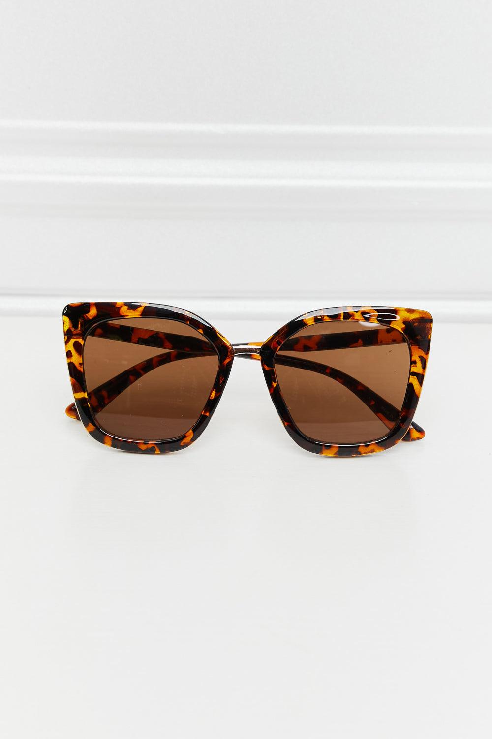 Cat Eye Full Rim Polycarbonate Sunglasses Carauana Store