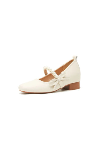 Square Toe Block Heels Pumps