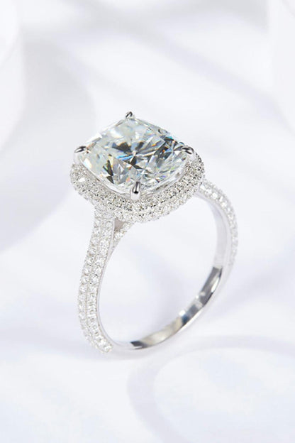 Adored 6 Carat Moissanite Halo Ring Carauana Store