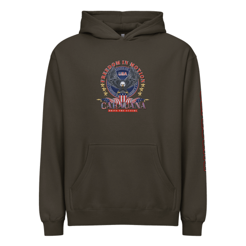 CaRaUaNa Unisex Hoodie Vintage Baumwolle