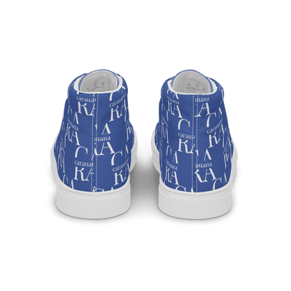 CARAUANA Hip Hop canvas shoes Blue Branded