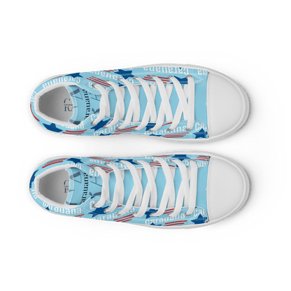 CARAUANA Hip Hop canvas shoes sky blue USA