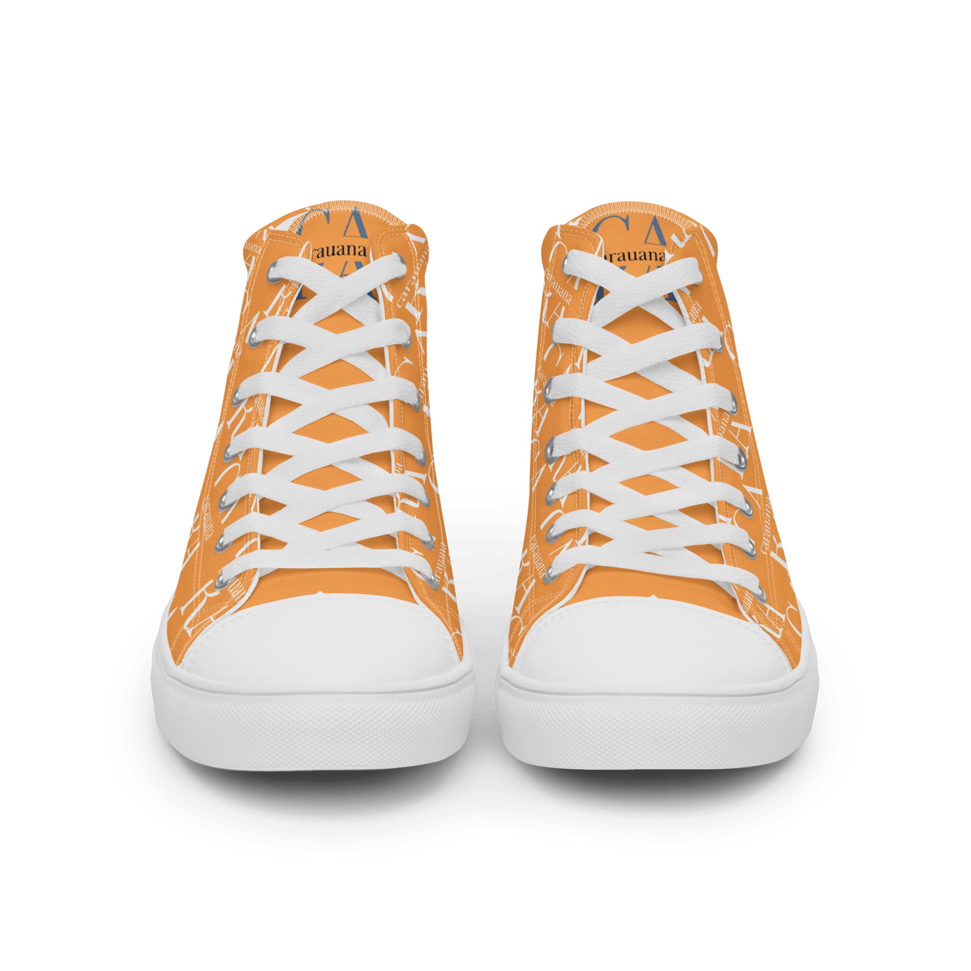 CARAUANA Hip Hop canvas shoes Orange Branded