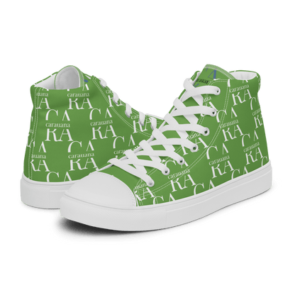 CARAUANA Hip Hop canvas shoes Green Branded