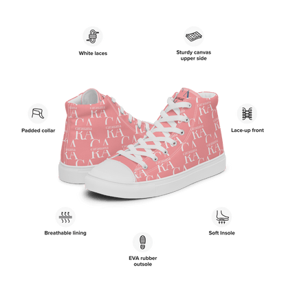 CARAUANA Hip Hop canvas shoes Pink Branded