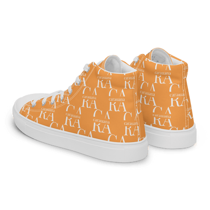 CARAUANA Hip Hop canvas shoes Orange Branded