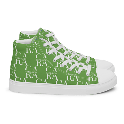 CARAUANA Hip Hop canvas shoes Green Branded