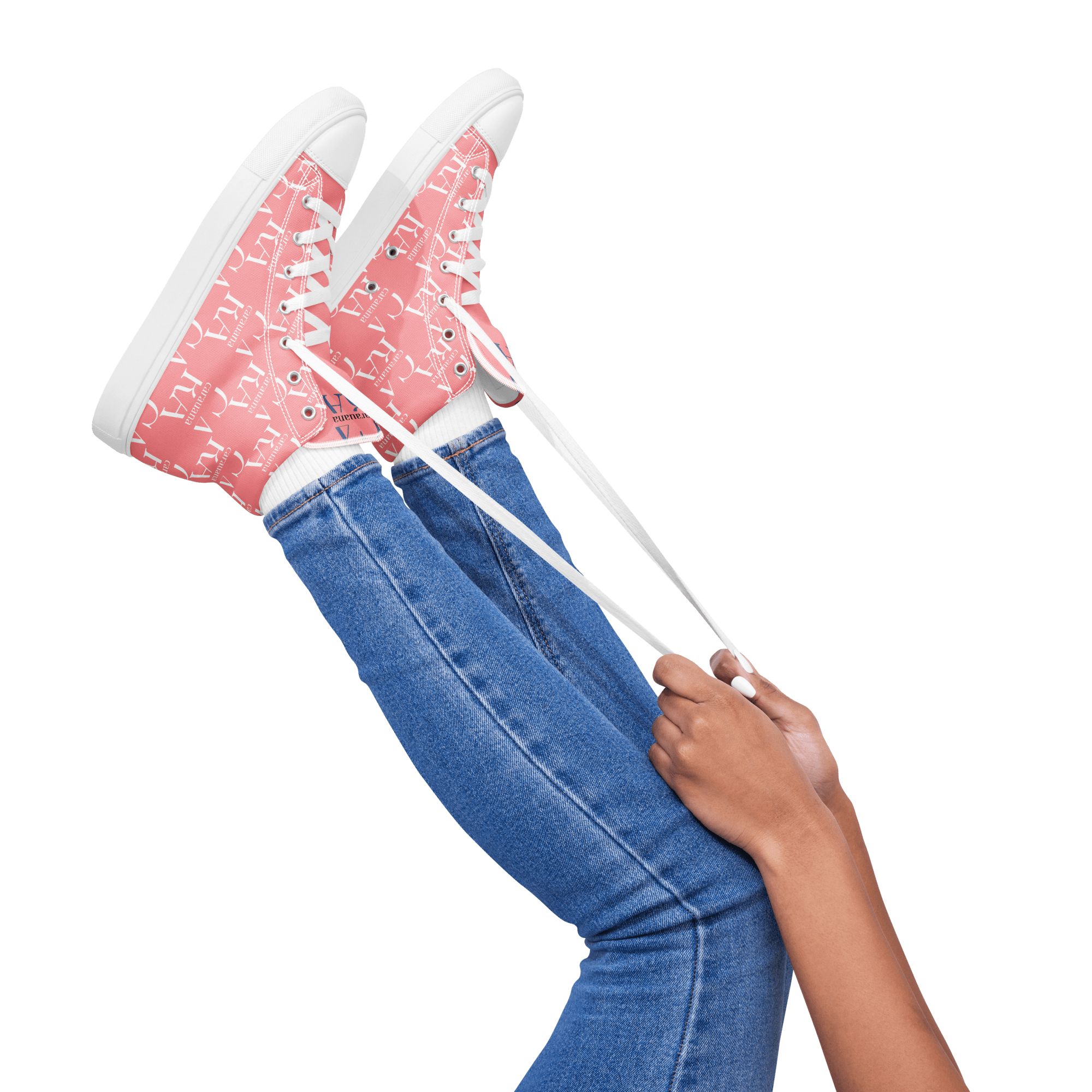 CARAUANA Hip Hop canvas shoes Pink Branded Carauana Store