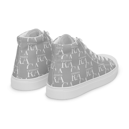 CARAUANA Hip Hop canvas shoes Grey Branded