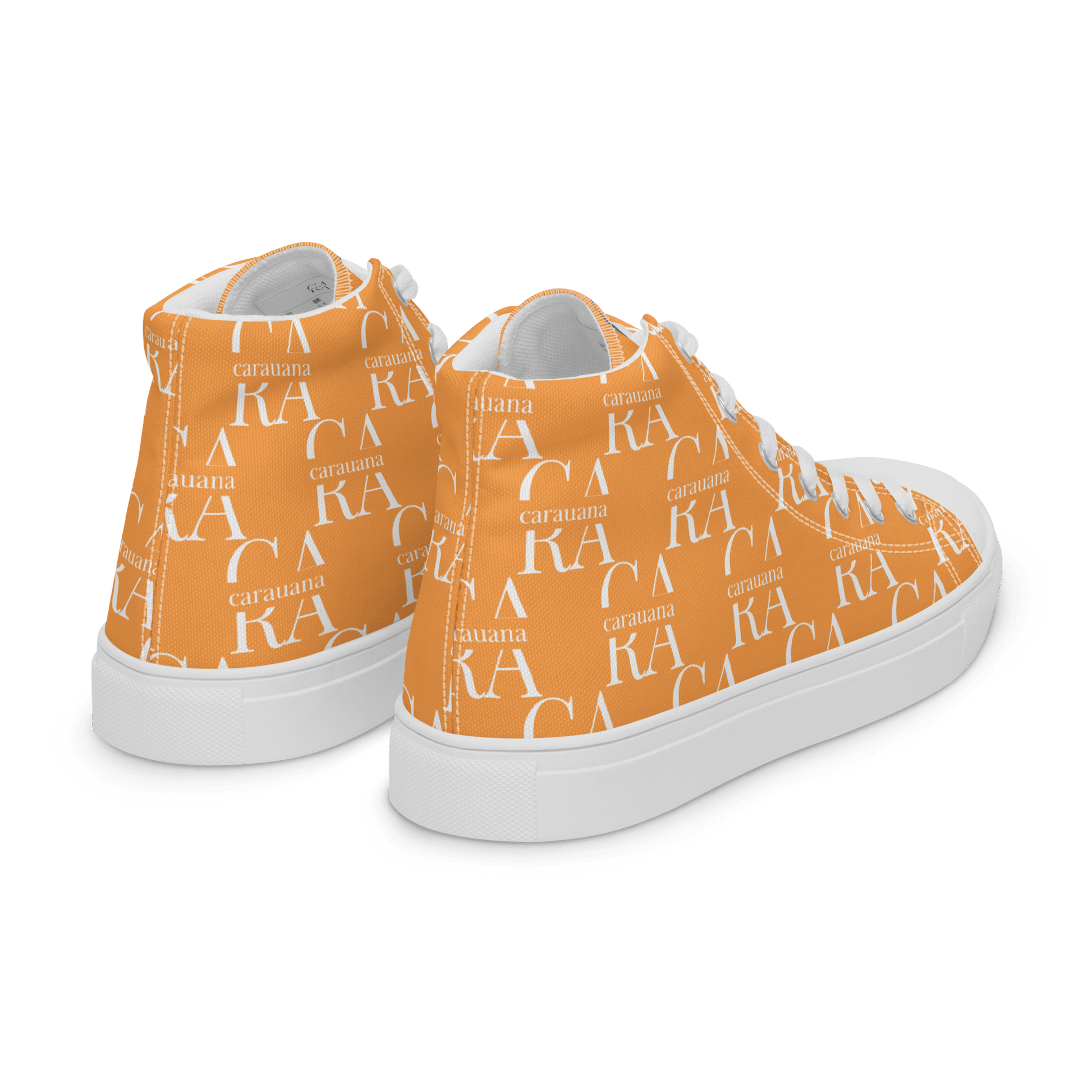 CARAUANA Hip Hop canvas shoes Orange Branded