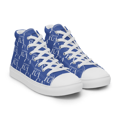 CARAUANA Hip Hop canvas shoes Blue Branded